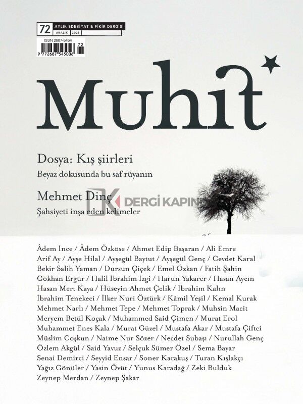 Muhit Dergi 72.Sayı Aralık 2025