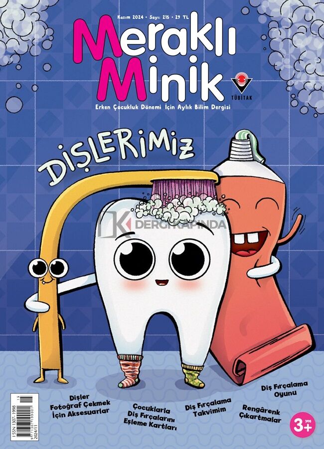 Meraklı Minik Dergi Kasım 2024 (3-6 yaş)