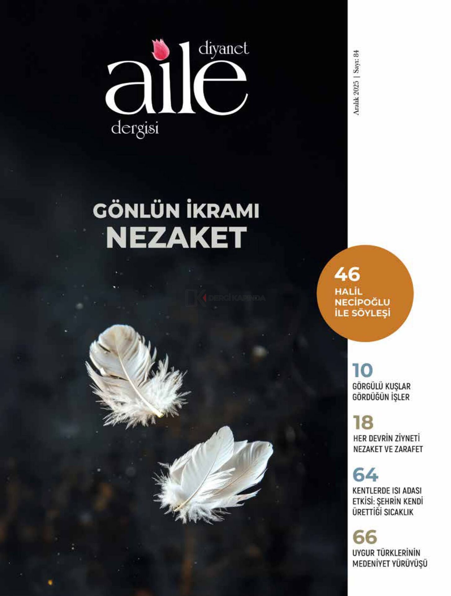 Diyanet Aile Dergi 84.Sayı Aralık 2025