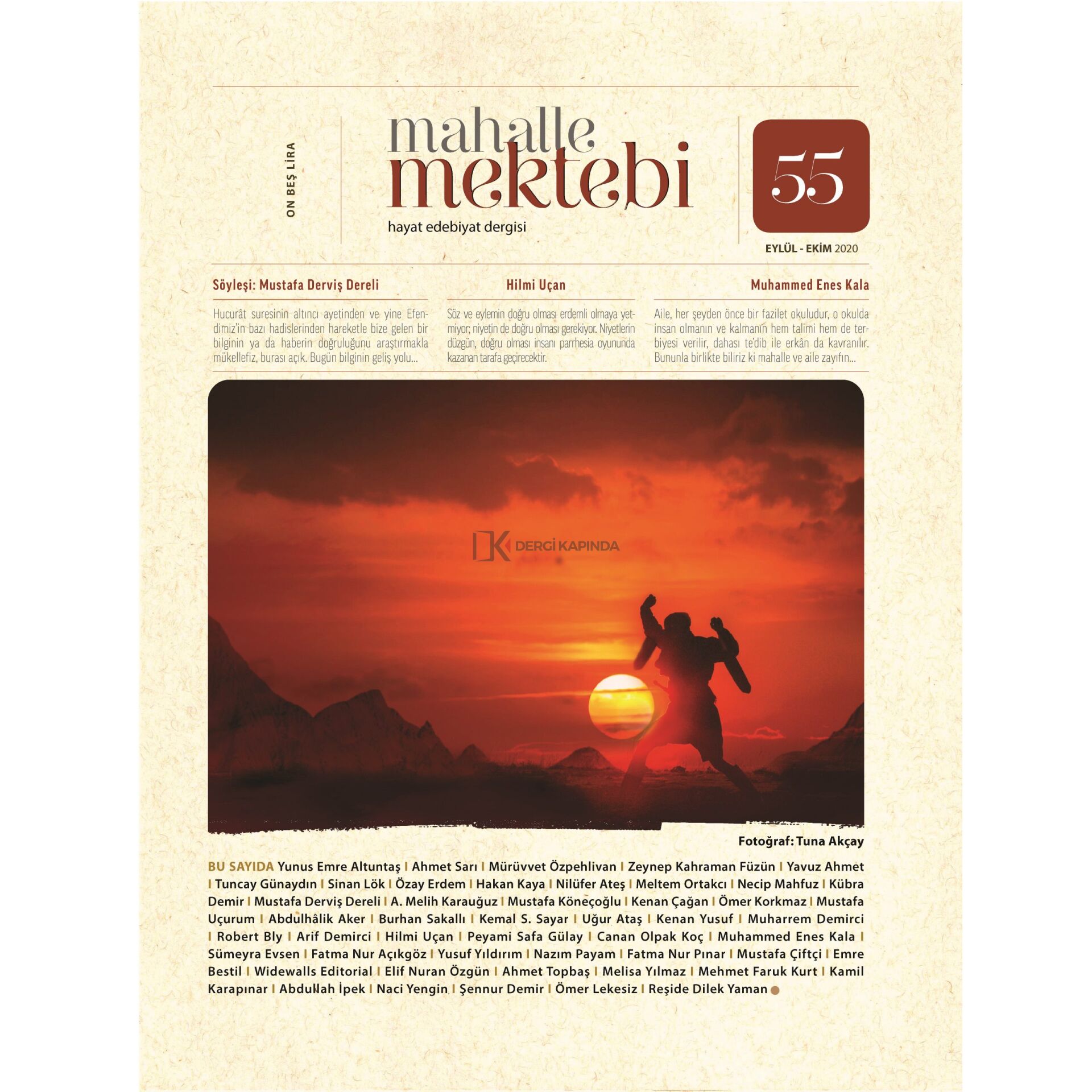 Mahalle Mektebi 55.Sayı Eylül-Ekim 2020