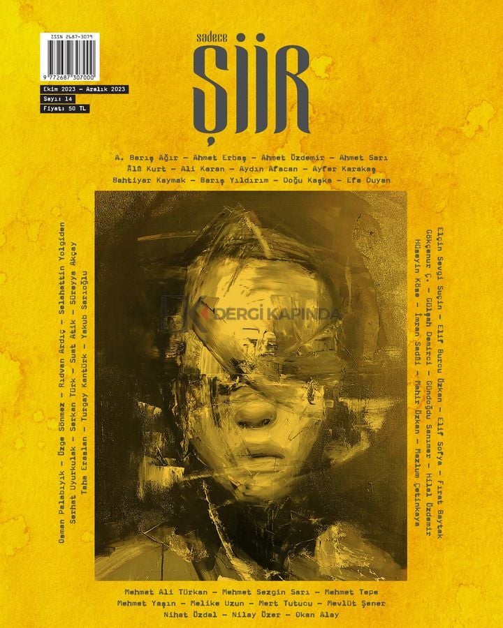 Sadece Şiir 14.Sayı Ekim-Aralık 2023