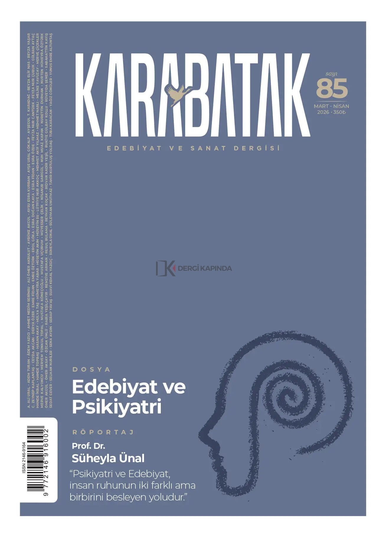 Karabatak Dergi 85.Sayı Mart-Nisan 2026