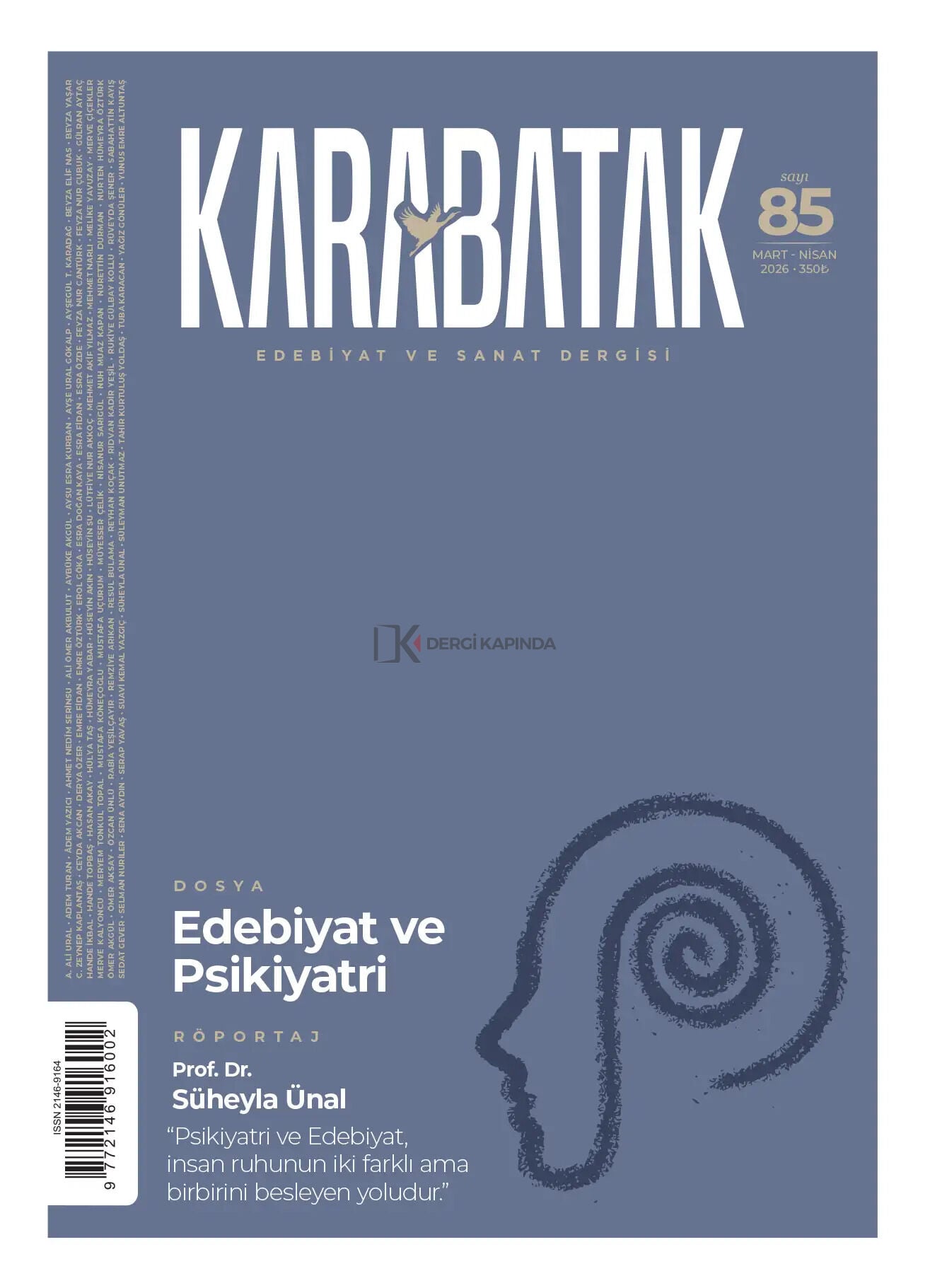 Karabatak Dergi 85.Sayı Mart-Nisan 2026