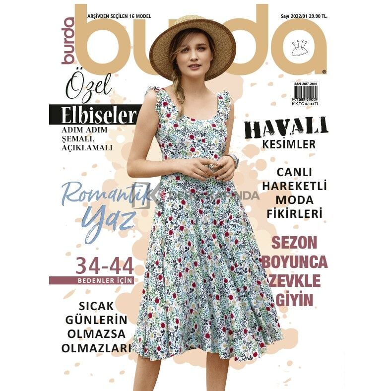 Burda Best of Yazlık Elbiseler 2022/01
