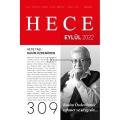 Hece 309.Sayı Eylül 2022
