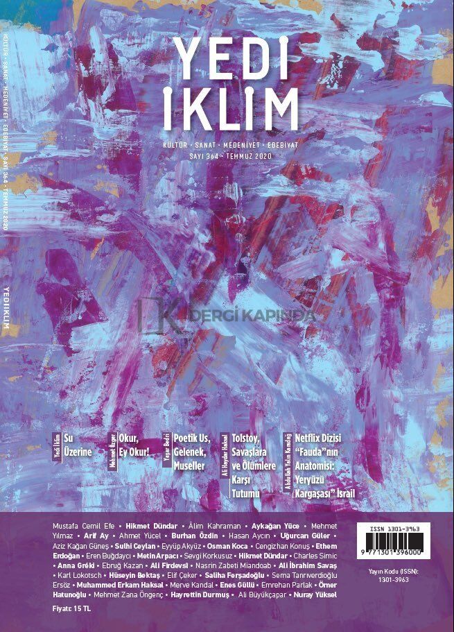 Yedi İklim 364.Sayı Temmuz 2020