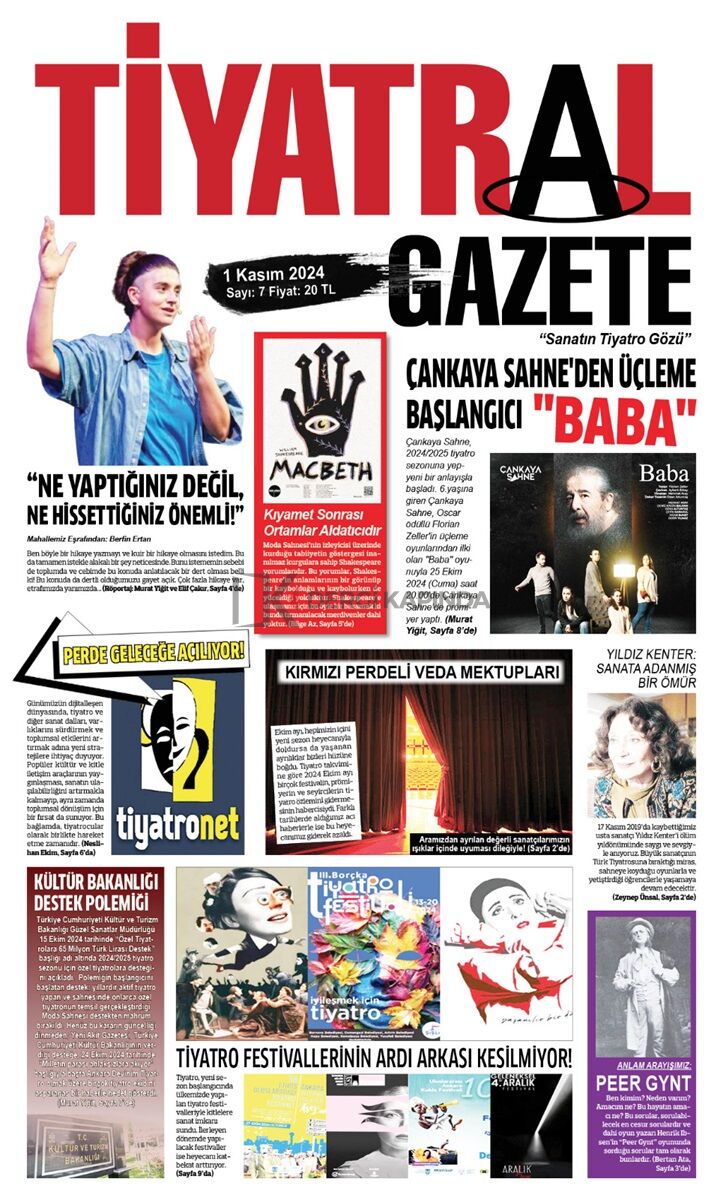 Tiyatral Gazete 7.Sayı Kasım 2024