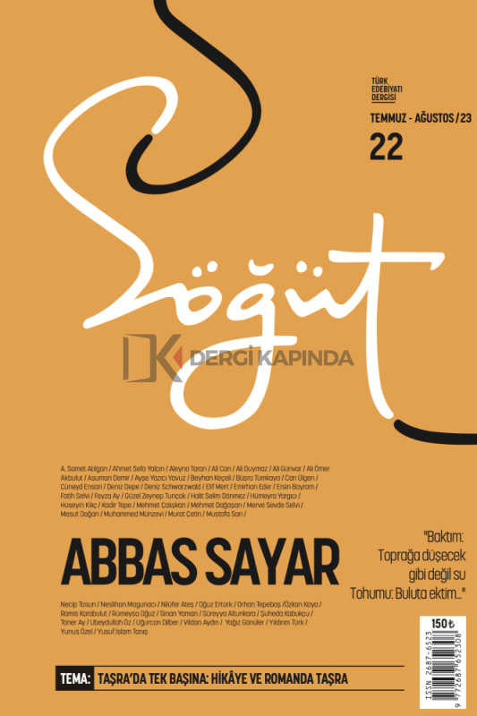 Söğüt 22.Sayı Temmuz-Ağustos 2023