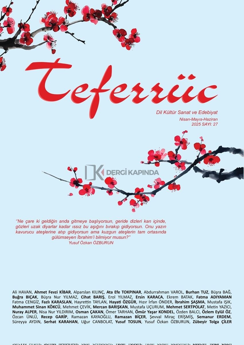 Teferrüc Dergi 27.Sayı Nisan-Mayıs-Haziran 2025