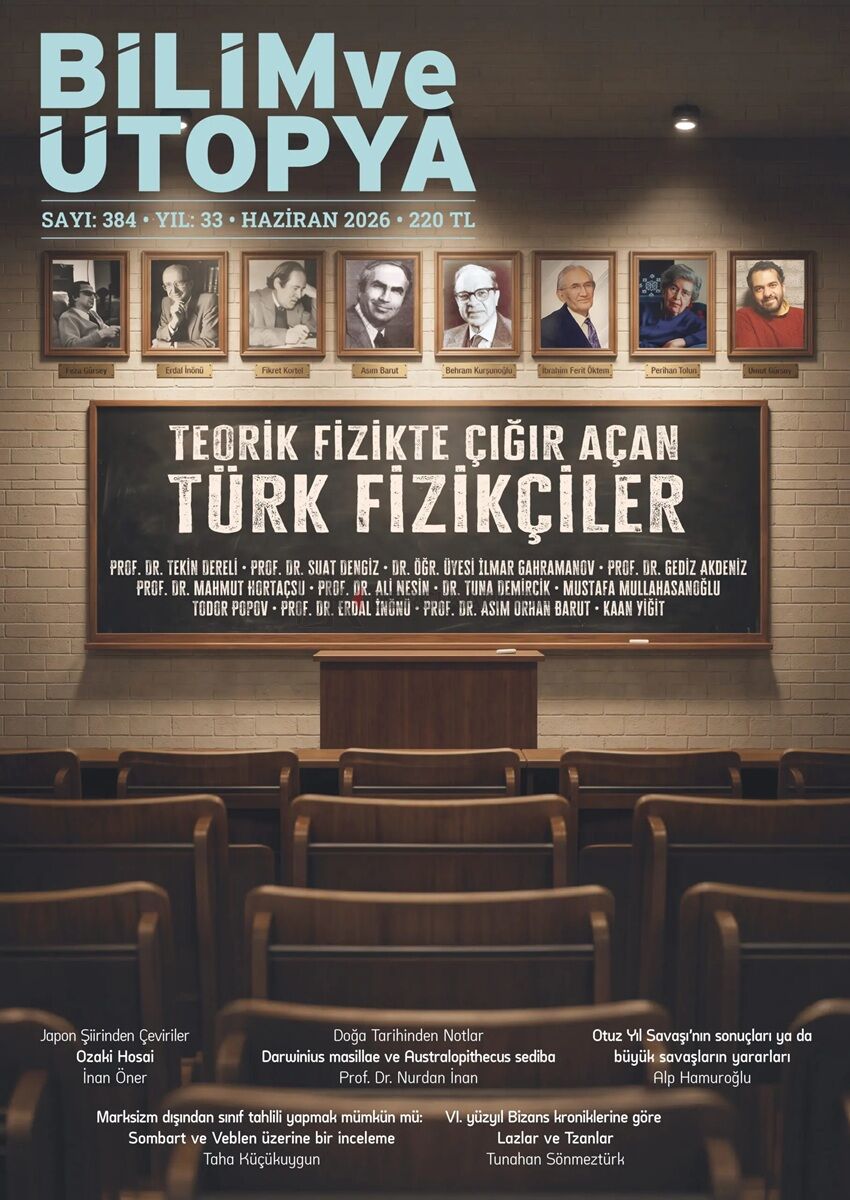 Bilim ve Ütopya Dergi 384.Sayı Haziran 2026