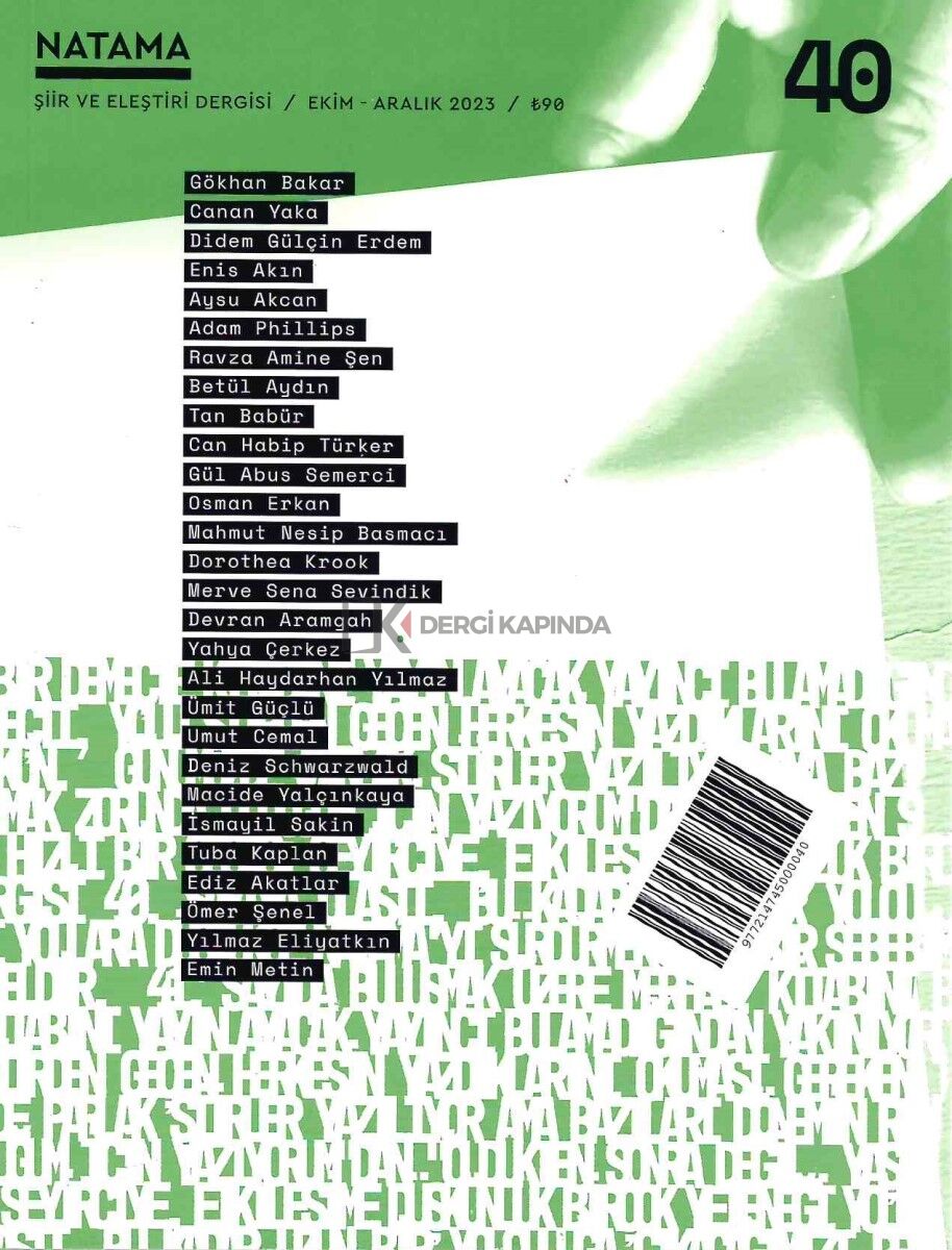 Natama 40.Sayı Ekim-Aralık 2023
