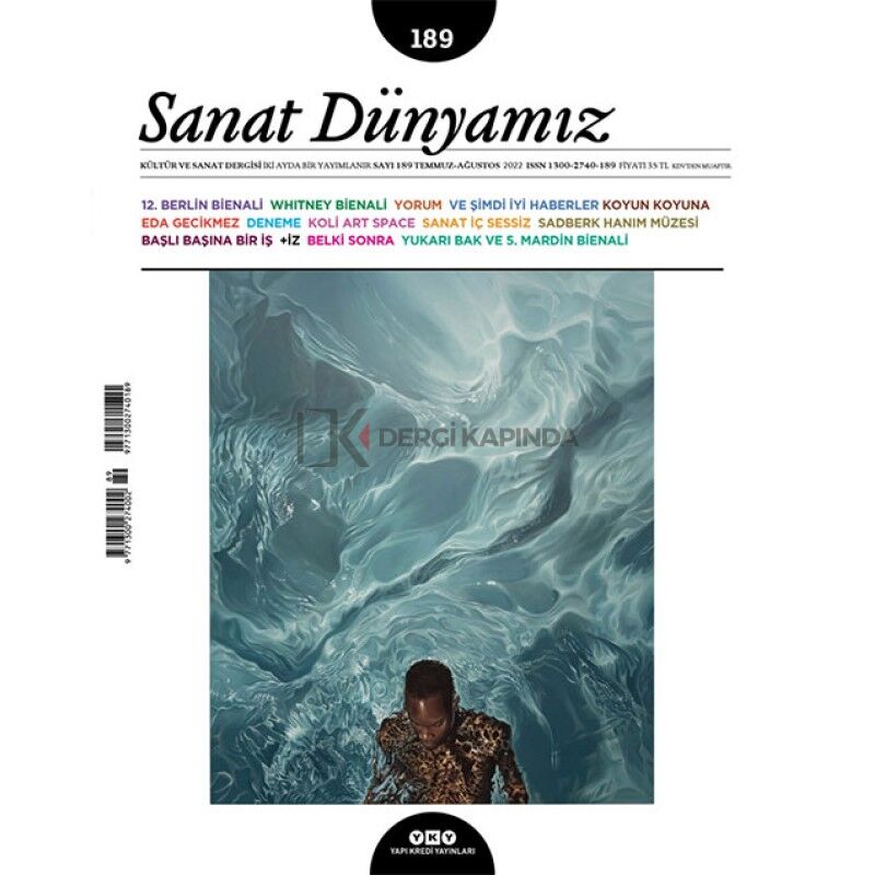 Sanat Dünyamız 189.Sayı Temmuz-Ağustos 2022