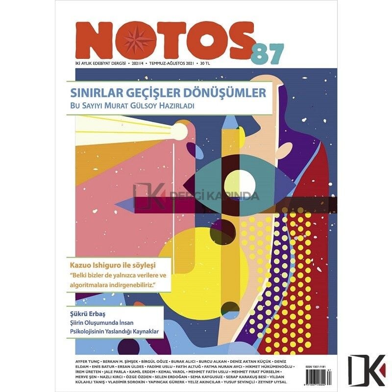 Notos 87.Sayı Temmuz-Ağustos 2021