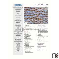 Notos 87.Sayı Temmuz-Ağustos 2021