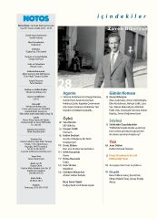 Notos 89.Sayı Kasım-Aralık 2021