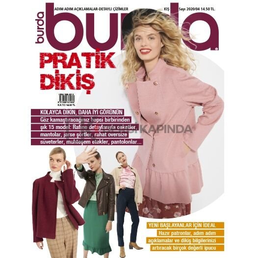 Burda Pratik Dikiş 2020/04