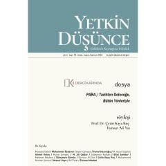 Yetkin Düşünce 18.Sayı Nisan-Haziran 2022