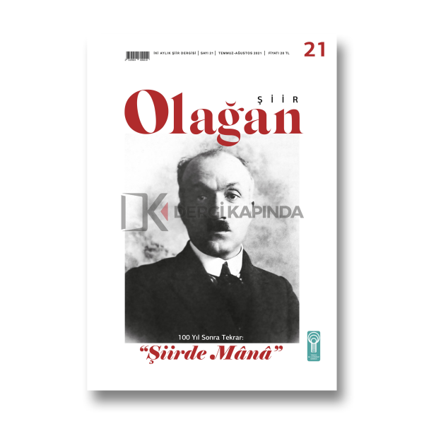 Olağan Şiir 21.Sayı Temmuz-Ağustos 2021