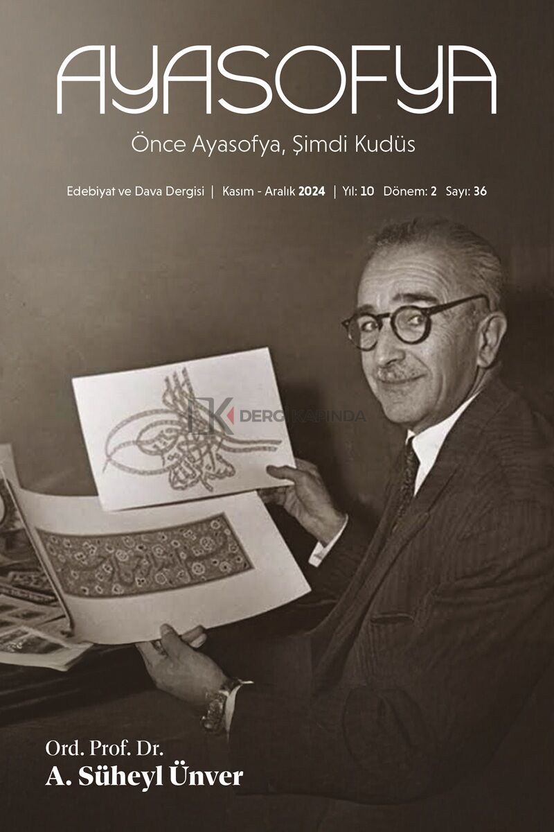 Ayasofya Dergi 36.Sayı Kasım-Aralık 2024
