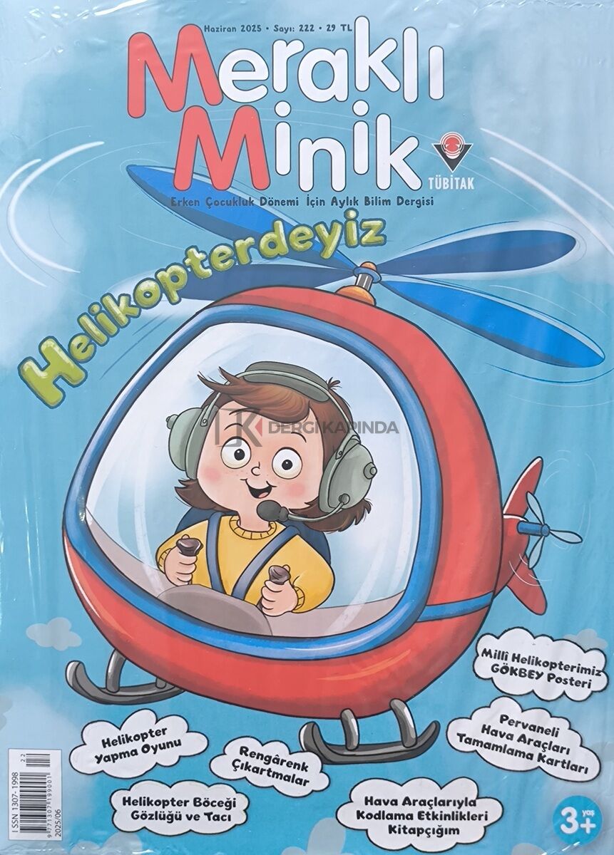Meraklı Minik Dergi Haziran 2025 (3-6 yaş)