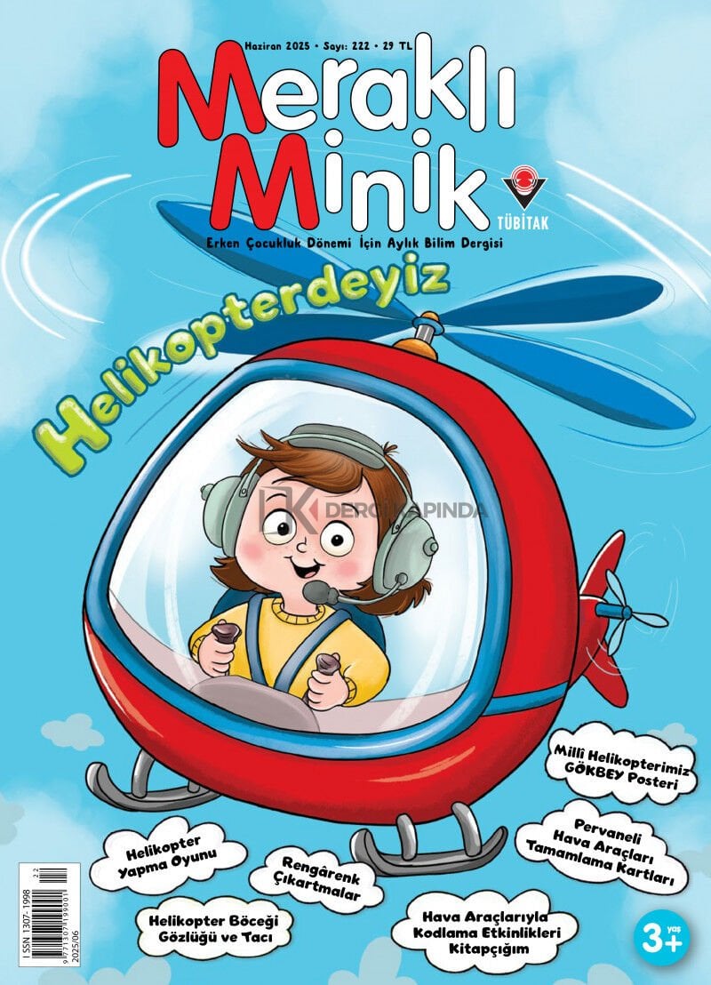 Meraklı Minik Dergi Haziran 2025 (3-6 yaş)