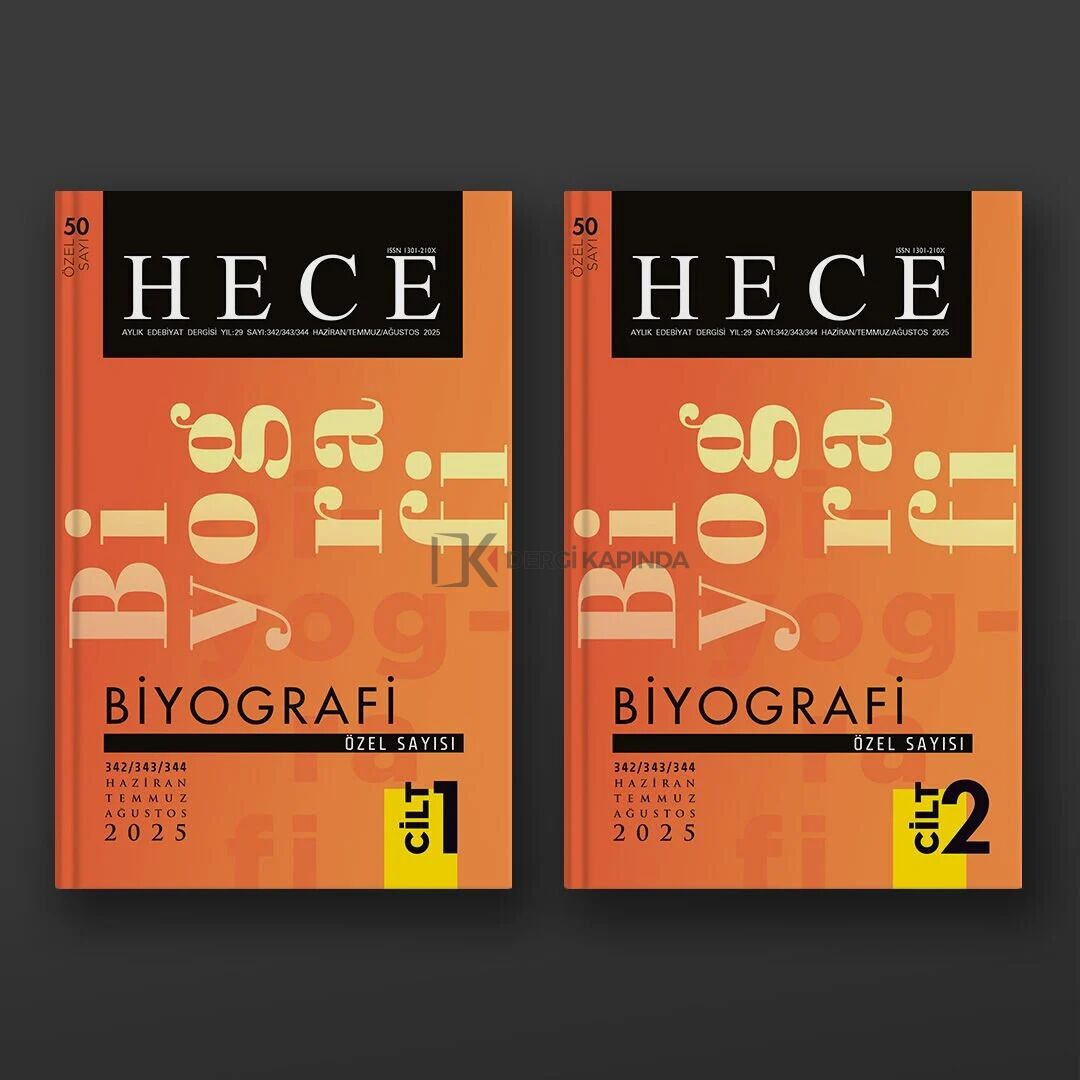 Hece Dergi 50.Özel Sayı Haziran 2025 - Biyografi Özel Sayısı (2 Cilt)