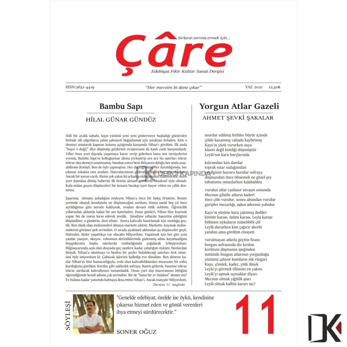 Çâre 11.Sayı Yaz 2021