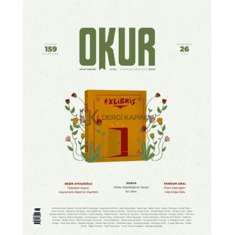 Okur Kitap Dergisi 26.Sayı Temmuz-Ağustos 2022