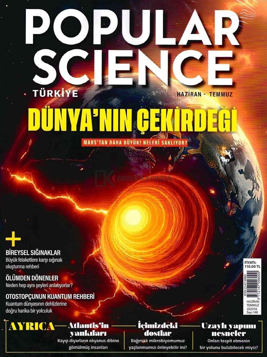 Popular Science Dergi Haziran-Temmuz 2025