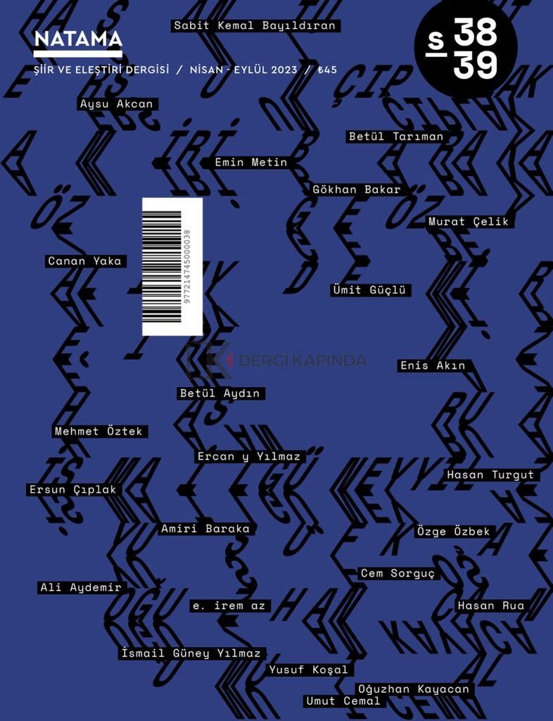 Natama 38-39.Sayı Nisan-Mayıs 2023