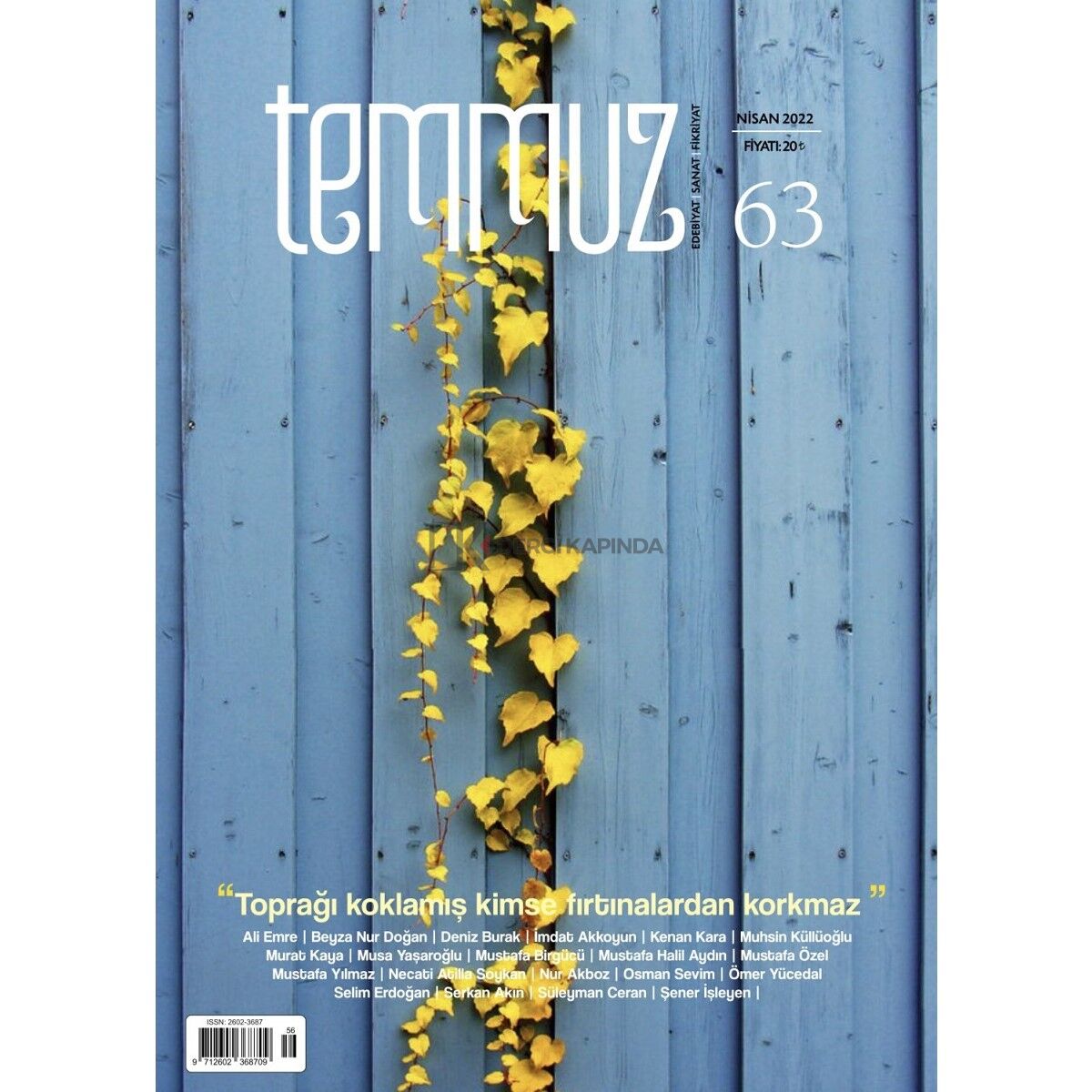 Temmuz 63.Sayı Nisan 2022