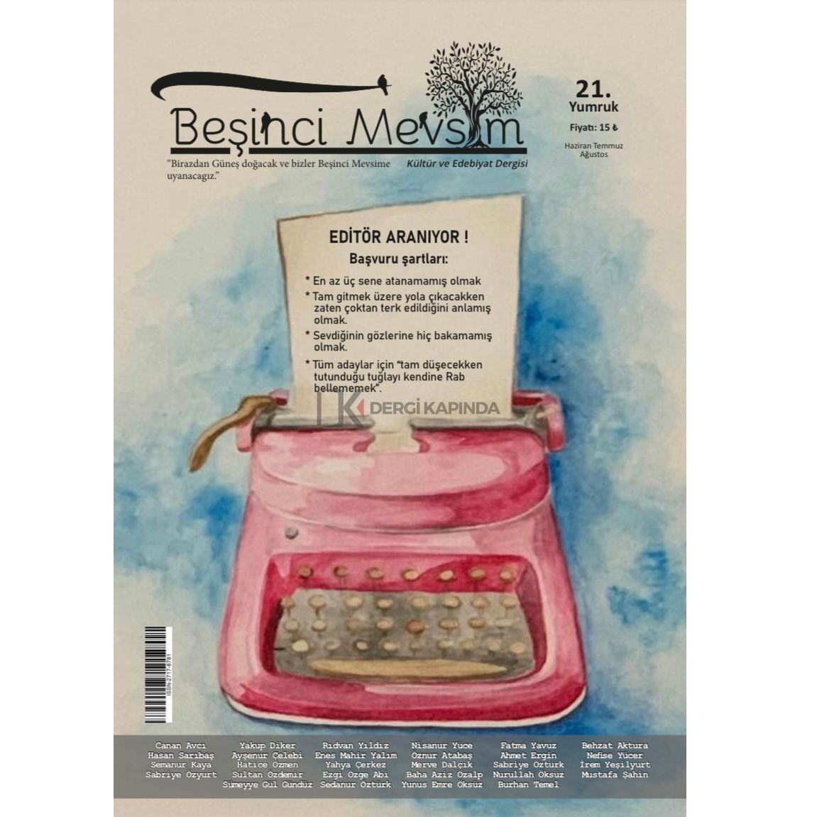 Beşinci Mevsim 21.Yumruk Haziran-Ağustos 2022