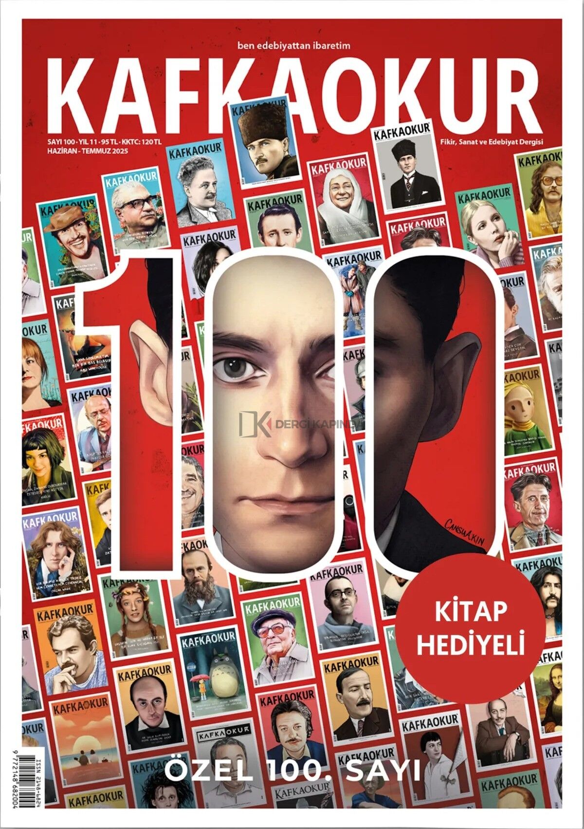 Kafkaokur Dergi 100.Sayı Haziran-Temmuz 2025 - Kitap Hediyeli