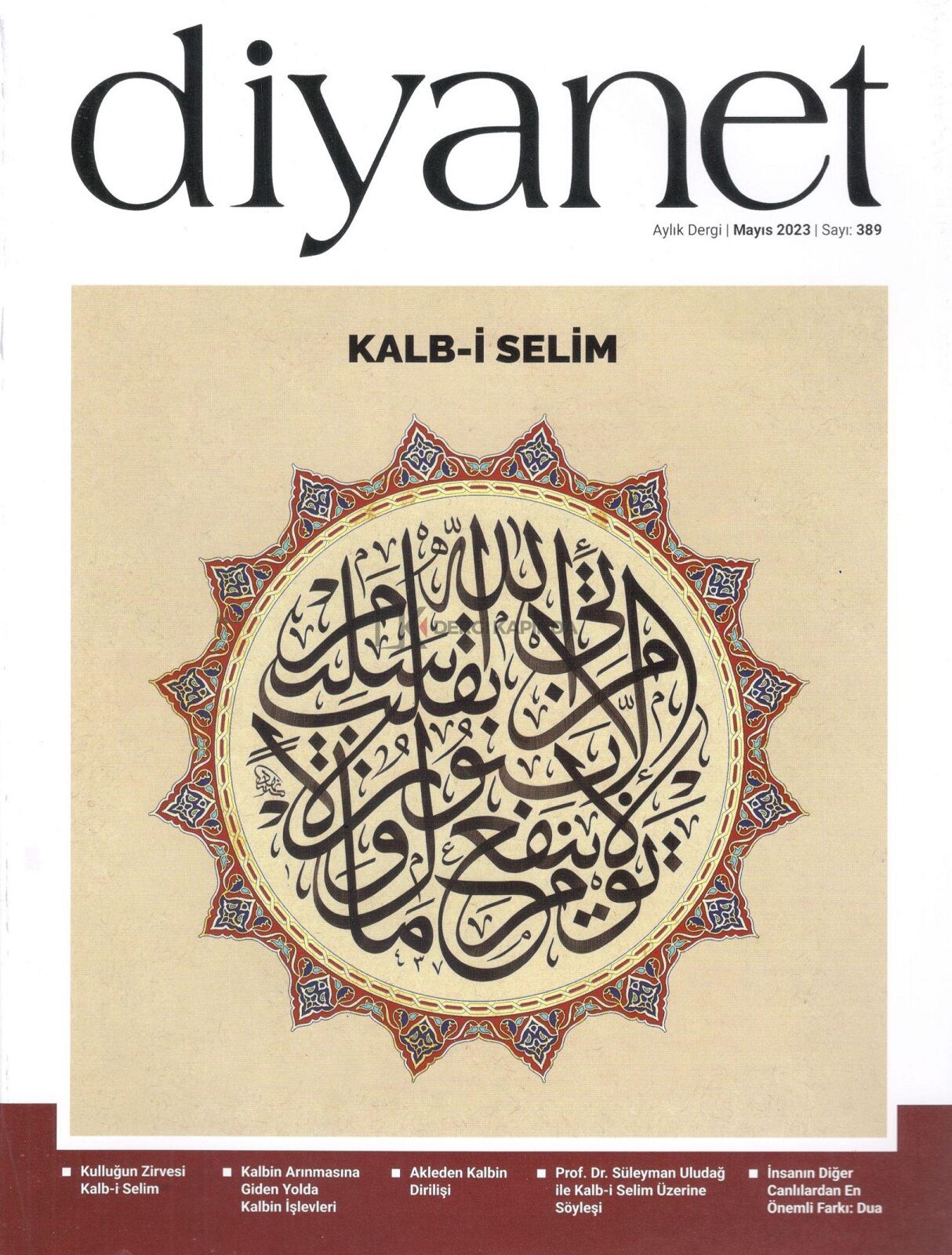 Diyanet Aylık 389.Sayı Mayıs 2023