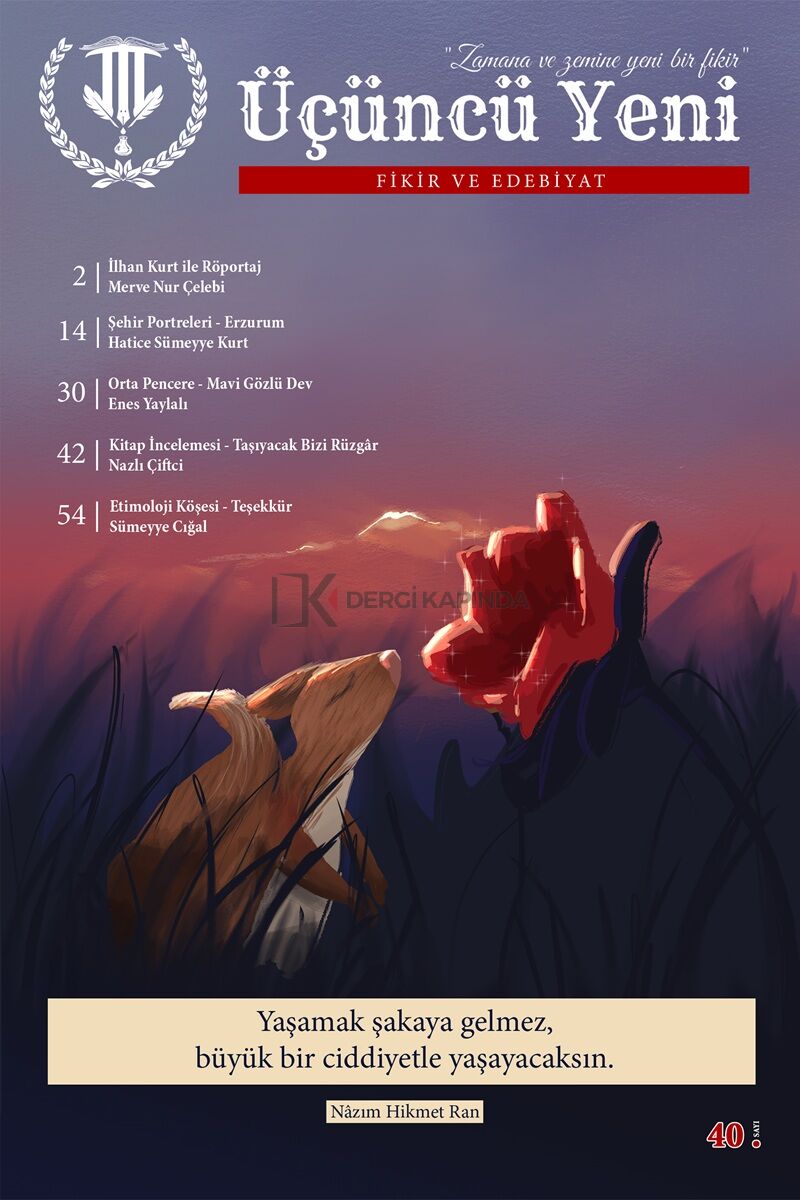 Üçüncü Yeni Dergi 40.Sayı Mayıs-Haziran 2025