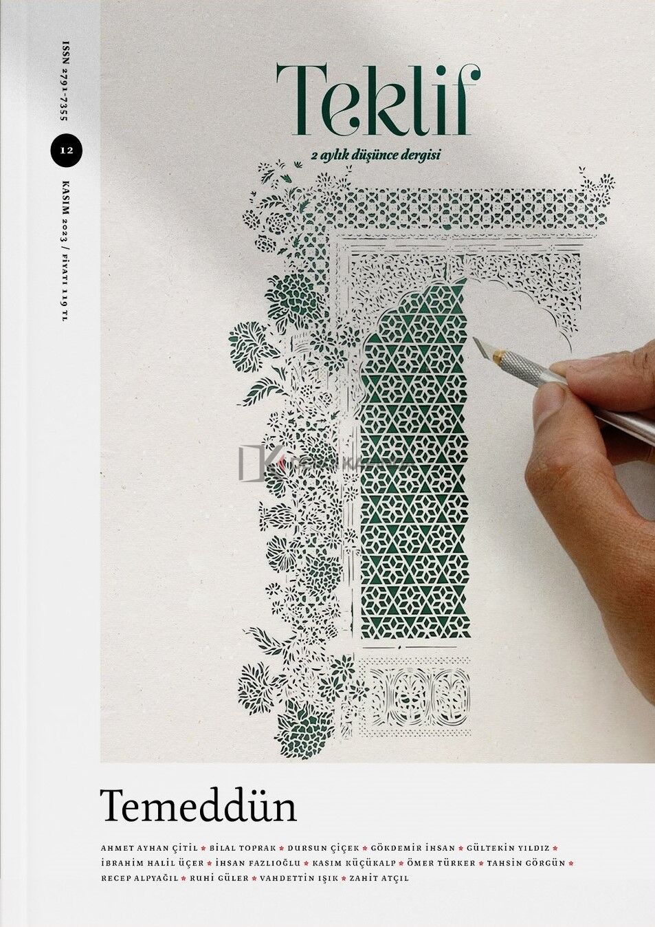 Teklif 12.Sayı Kasım 2023