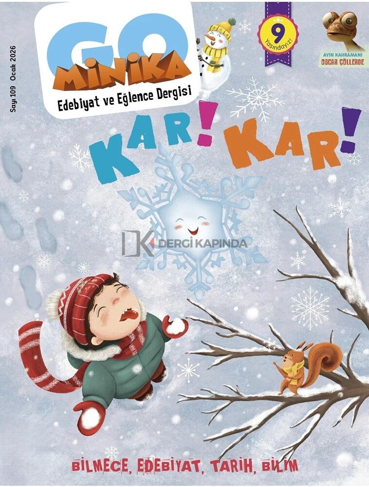 Minika Go Dergi Ocak 2026 (7-12 yaş)