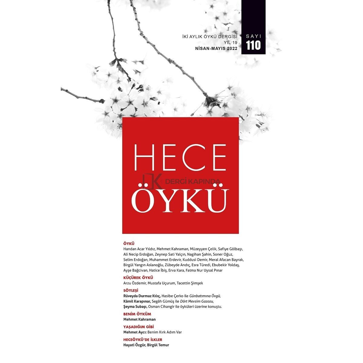 Hece Öykü 110.Sayı Nisan-Mayıs 2022