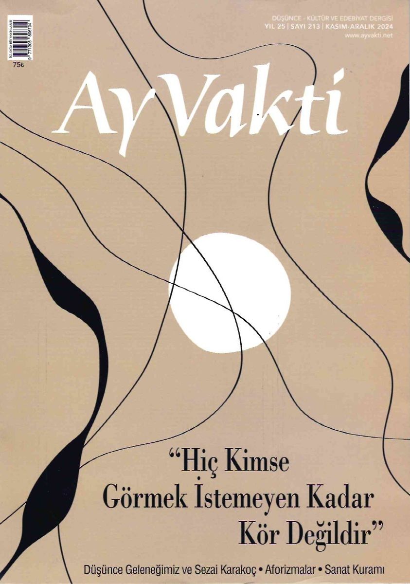 Ay Vakti Dergi 213.Sayı Kasım-Aralık 2024
