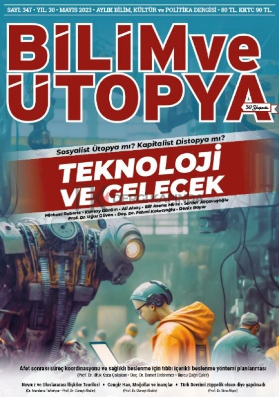 Bilim ve Ütopya 347.Sayı Mayıs 2023