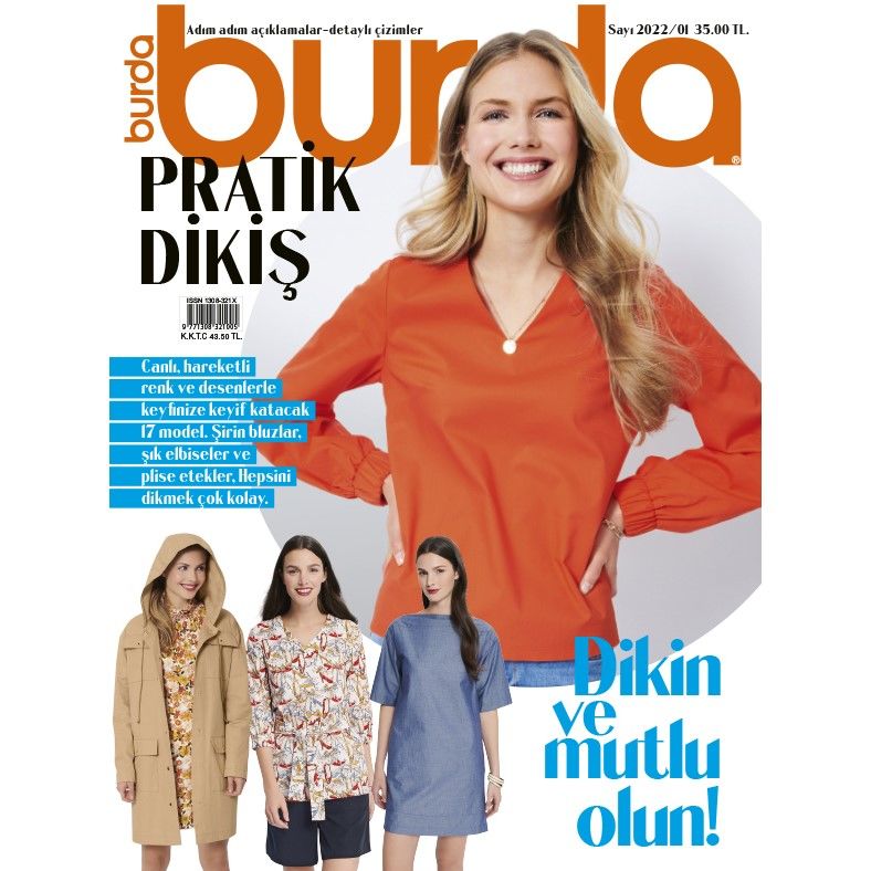 Burda Pratik Dikiş 2022/01