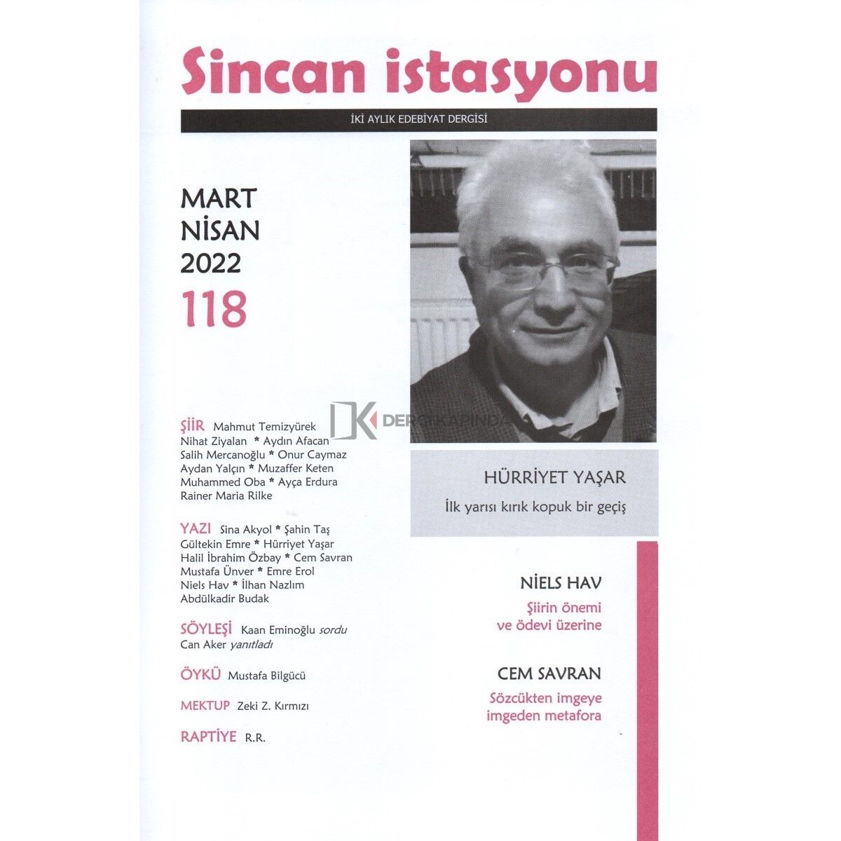 Sincan İstasyonu 118.Sayı Mart-Nisan 2022