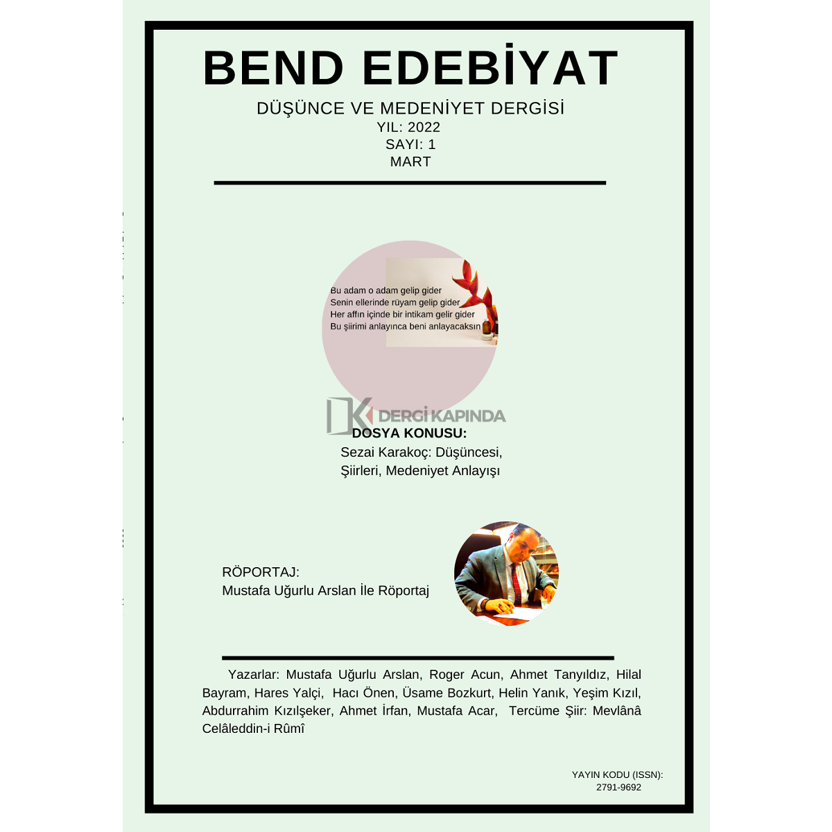 Bend Edebiyat 1.Sayı Mart 2022