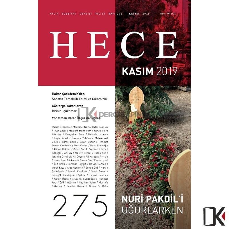 Hece 275.Sayı Kasım 2019