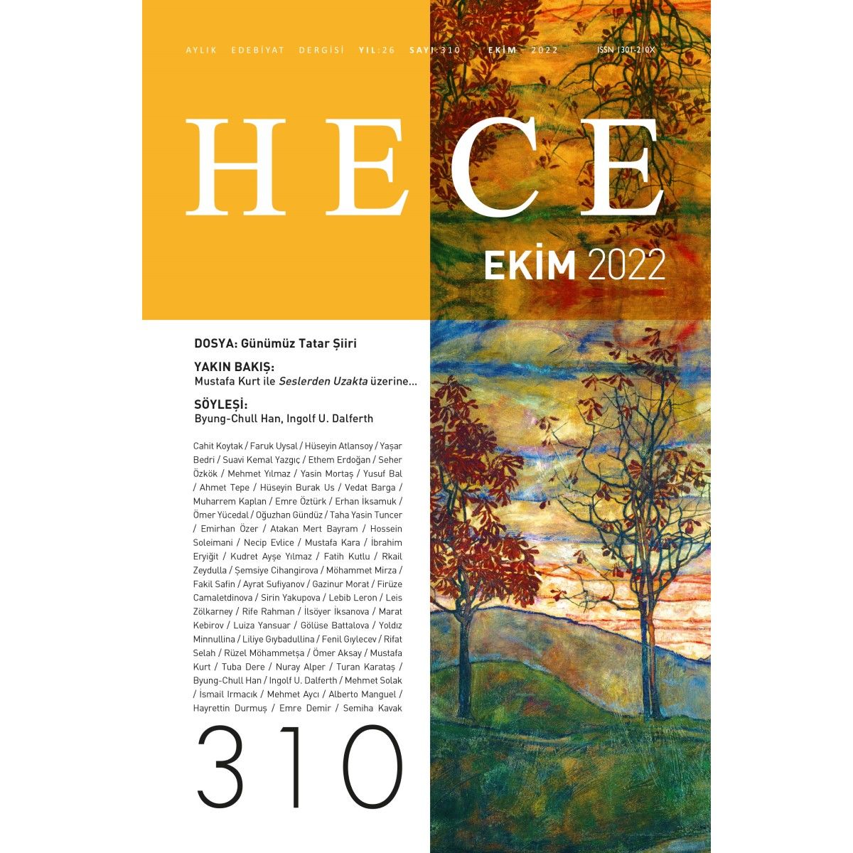 Hece 310.Sayı Ekim 2022