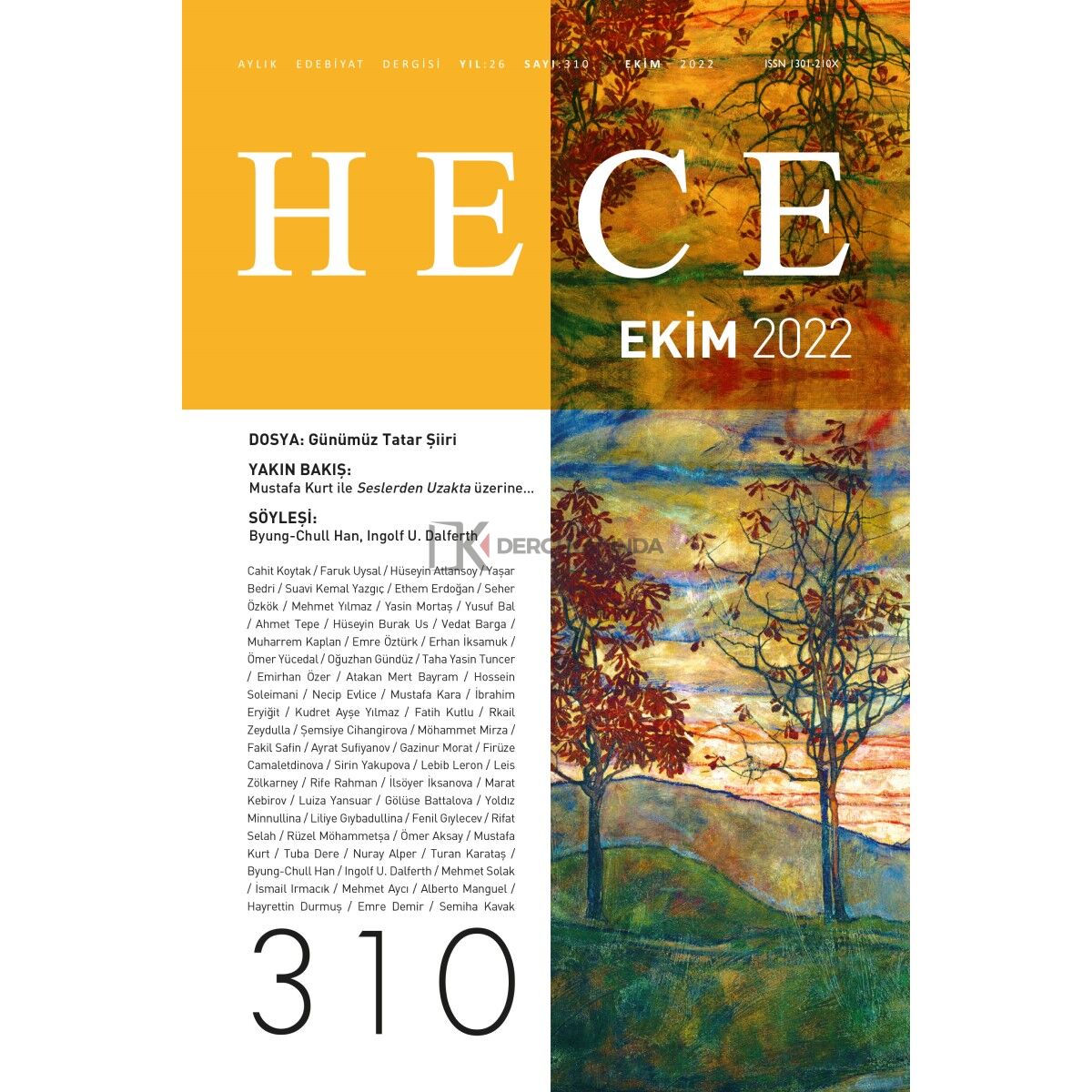Hece 310.Sayı Ekim 2022