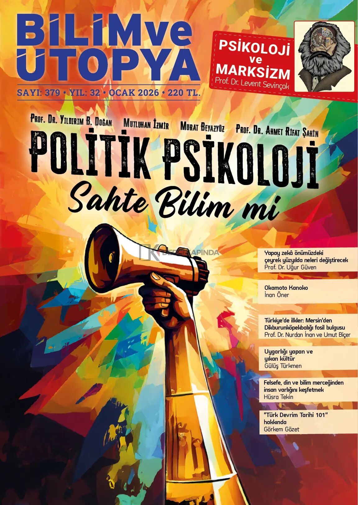 Bilim ve Ütopya Dergi 379.Sayı Ocak 2026