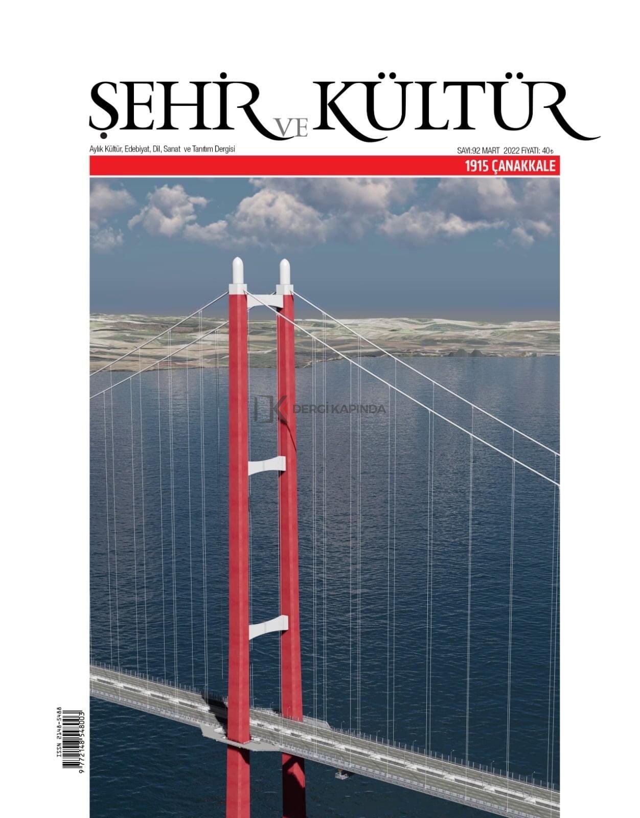 Şehir ve Kültür 92.Sayı Mart 2022