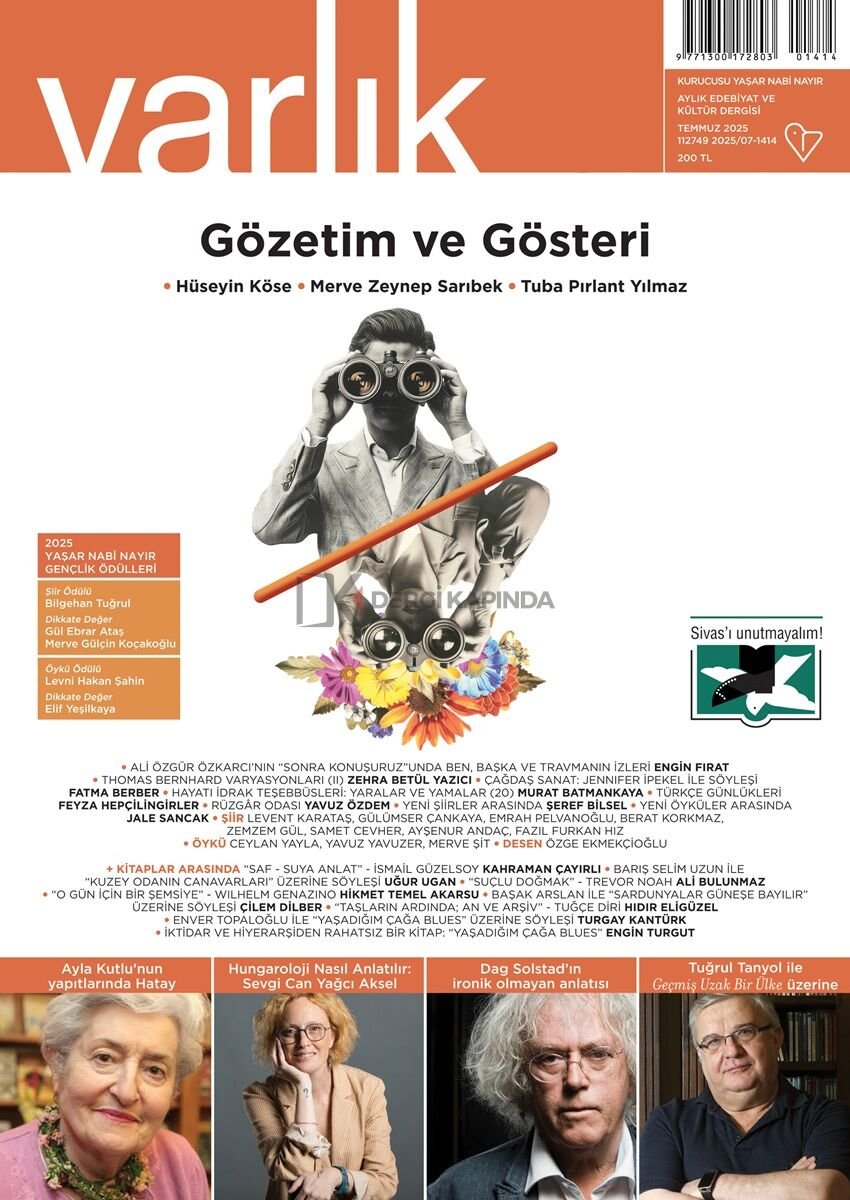Varlık Dergisi 1414.Sayı Temmuz 2025