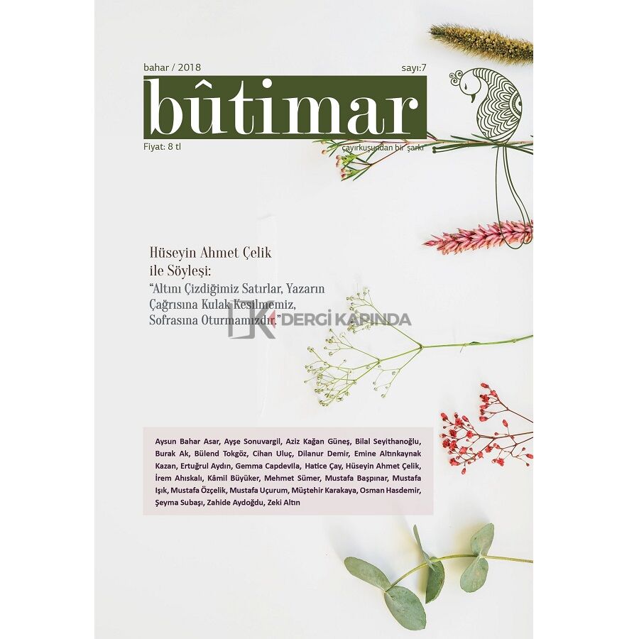 Bûtimar 7.Sayı Bahar 2018